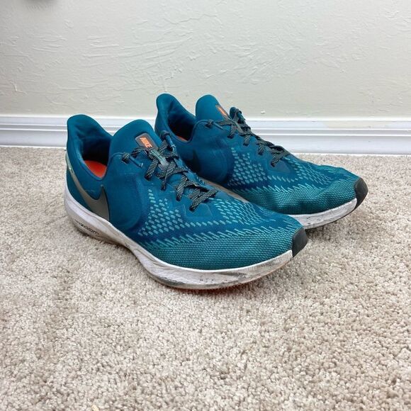 Nike Air Zoom Winflo 6 Running Shoes - Midnight Turquoise - Picture 1 of 7